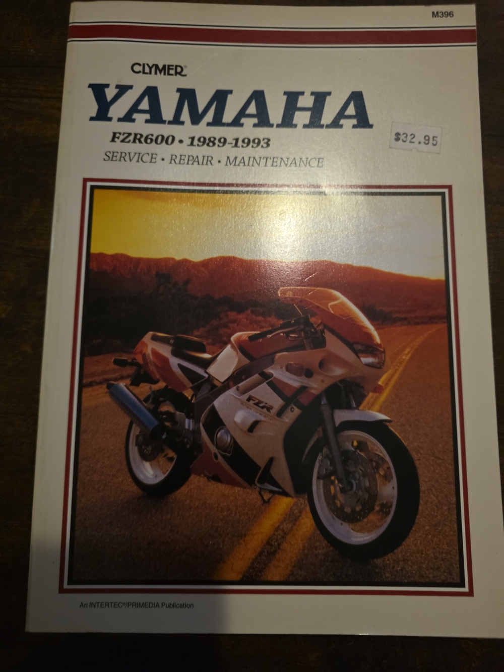 YAMAHA FZR600 Service & Repair Manual (1989-1993) - White/Black/Red Cover